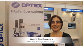 Optex  Marketing Manager for Europe at Security Essen 2014