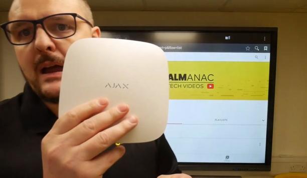 Oprema demonstrates the Ajax wireless intruder alarm