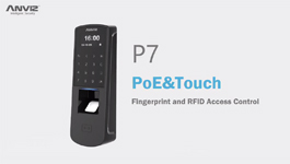 Anviz P7- PoE touch fingerprint and RFID access control device