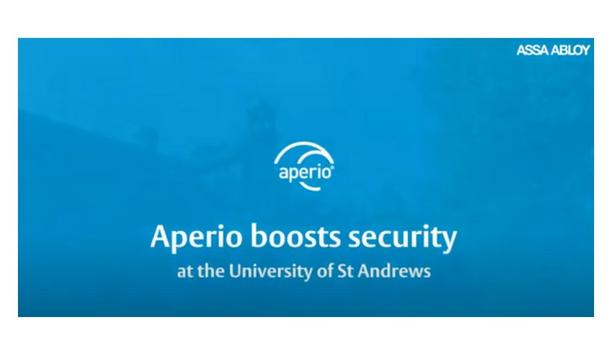 Aperio wireless locks help to achieve sustainability goals at University of St Andrews, Scotland