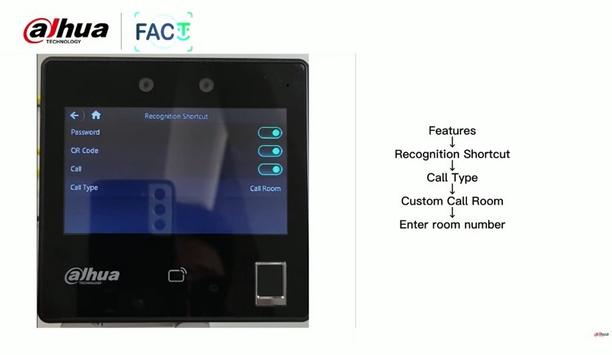 Dahua shares ASI3A series video intercom function custom call room