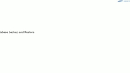 Database Backup and Restore in Samsung Access Management Software (SAMS)