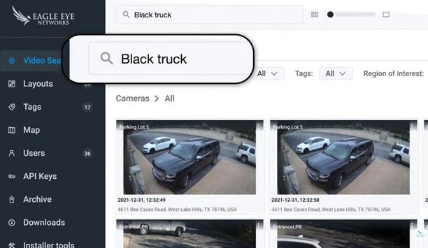 Eagle Eye smart video search uses AI to find people and objects within the video surveillance