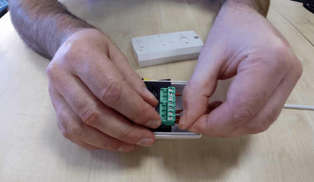 Wiring up a passive infrared sensor using 4-core security cables