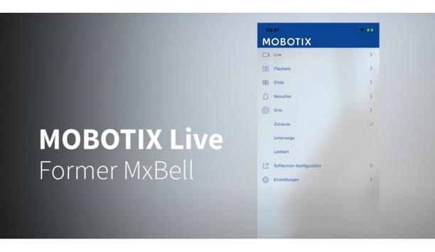 MOBOTIX Live 2.5 – Mobile App for iOS and Android