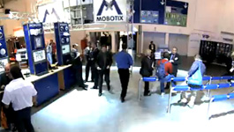 Mobotix Hemispheric Q22M - Mobotix stand at Security Show 2008 in Essen