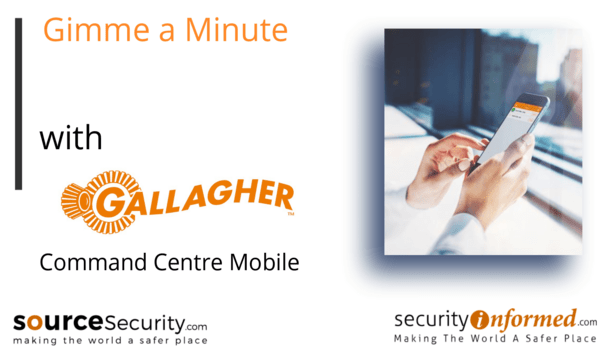 Command Centre Mobile: 'Gimme a Minute' video challenge with Gallagher