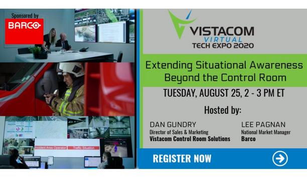 Vistacom announces a webinar on extending situational awareness beyond the control room